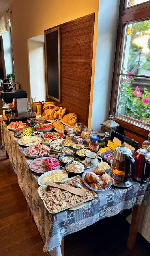 Ausgezeichnetes Frühstück